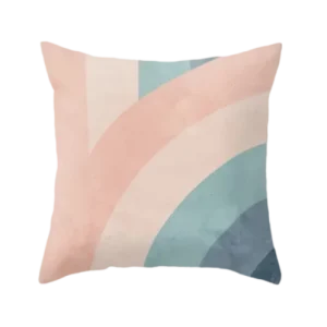 Housse de coussin  Géométrique Rose