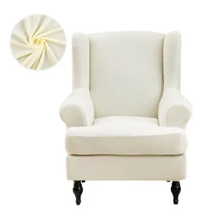 Housse fauteuil  à Oreilles Ivoire