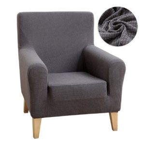 Housse fauteuil  Antidérapante Gris