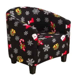 Housse fauteuil Cabriolet  Noël Noir