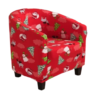 Housse fauteuil Cabriolet  Noël Rouge