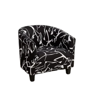 Housse fauteuil Cabriolet  Noir et Blanc