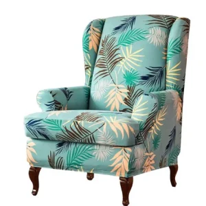 Housse fauteuil Crapaud Tropicale Verte