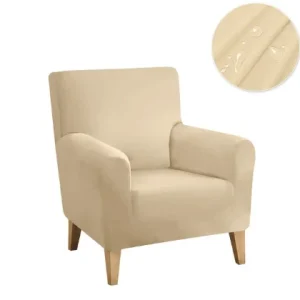 Housse fauteuil  Imperméable Crème