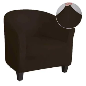 Housse fauteuil Cabriolet  Extensible Marron foncé