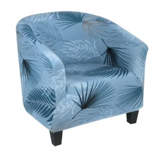 Housse fauteuil Cabriolet  Fleurie Bleue