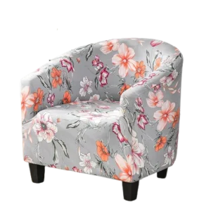 Housse fauteuil Cabriolet  Fleurie Orange