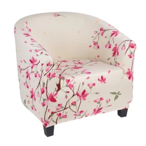 Housse fauteuil Cabriolet  Fleurie Rose
