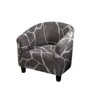 Housse fauteuil Cabriolet  Imprimé Gris Foncé