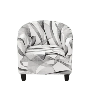 Housse fauteuil Cabriolet  Moderne Noir et Blanc