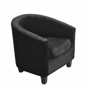 Housse fauteuil Cabriolet  Velours Noir