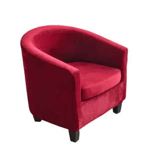 Housse fauteuil Cabriolet  Velours Rouge