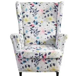 Housse fauteuil  Extensible Florale Multicolore