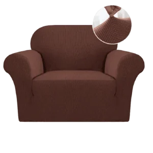 Housse fauteuil  Marron