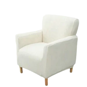 Housse fauteuil Scandinave  Blanc