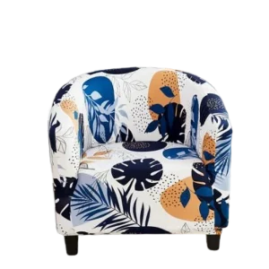 Housse fauteuil Cabriolet  Fleurie Bleu