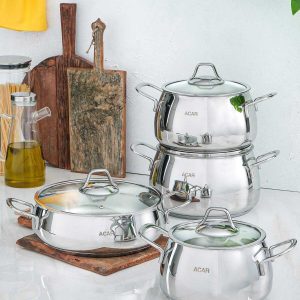 KARAT FOCUS Set de casseroles 8 pièces (induction)