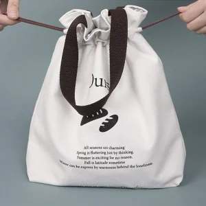 Sac Repas Lunch en Toile à Isolation Thermique