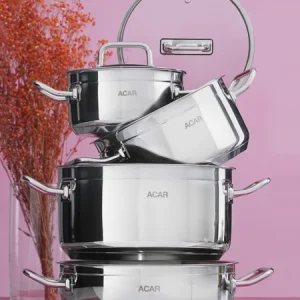 KARAT MERKUR Set de casseroles 8 pièces (induction)