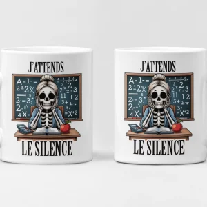 Tasse à café - J'attends le silence