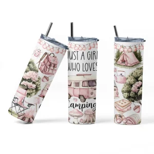 Bouteille isotherme - Camping Girl