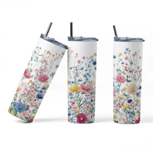 Bouteille isotherme - Fleur d'été