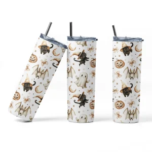 Bouteille isotherme - Chat et Fantôme