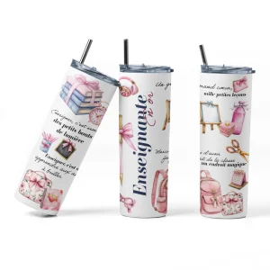 Bouteille isotherme - Enseignante en or