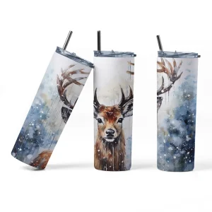 Bouteille isotherme - Chevreuil d'hiver 2