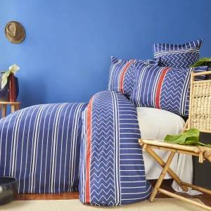 KARACA NAUTICA HOME WINDFALL Parure de Housse 100% coton 1 personne