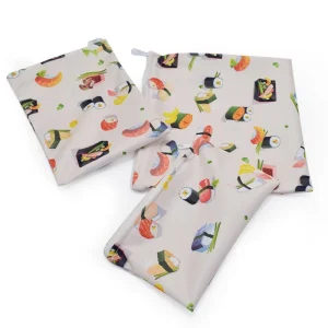 Trio de Sacs à Collation/Sandwich Réutilisables